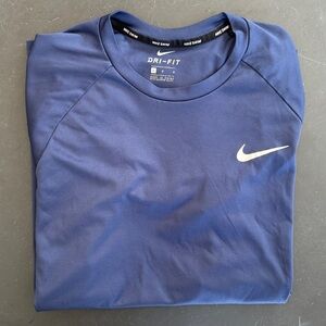 Nike Dark Blue Dri-FIT Tee UPF 40+